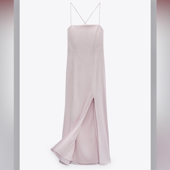 ZARA LINEN BLEND DRESS - Picture 9 of 15